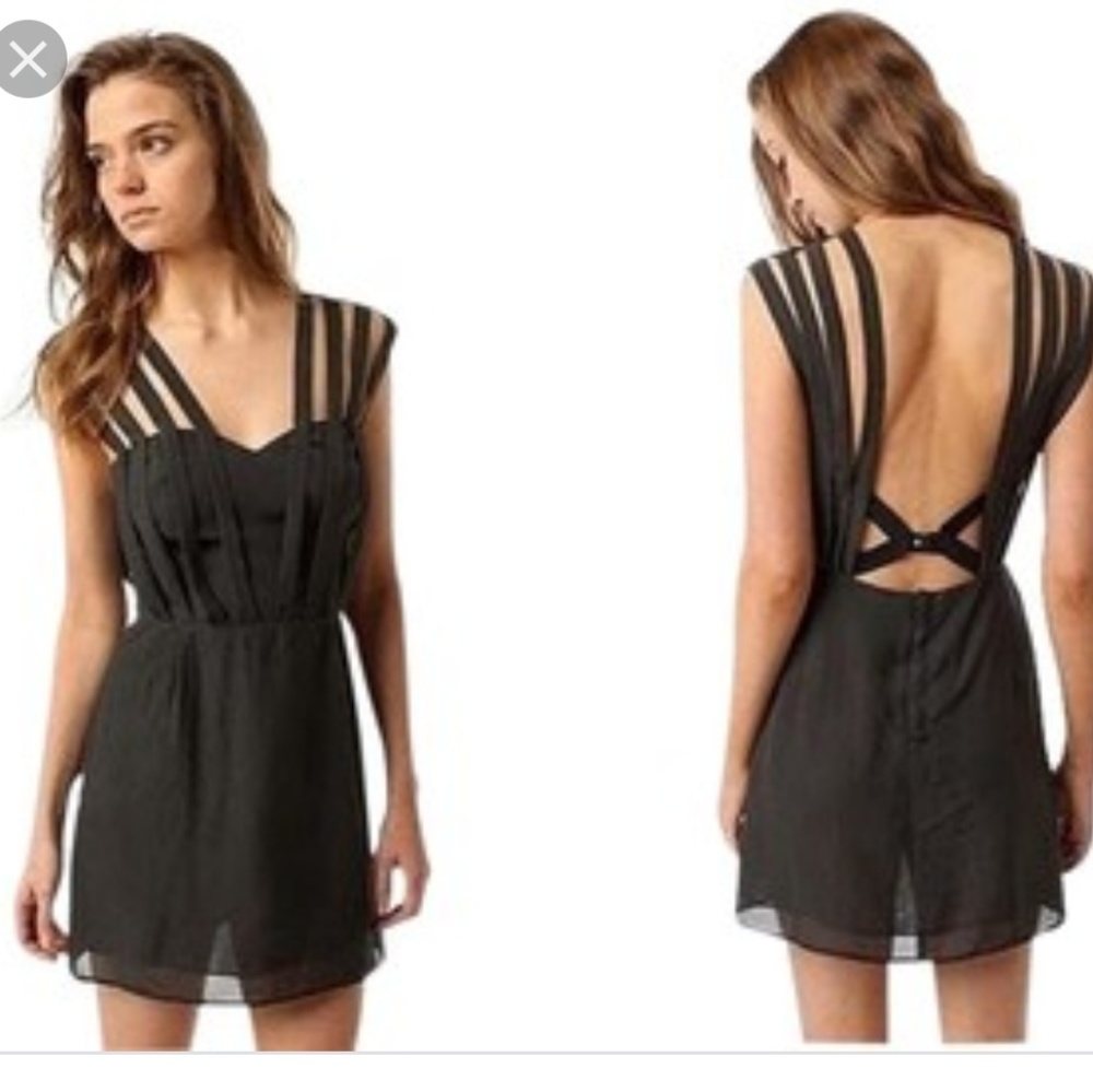 Urban Outfitters Strappy Little Black Dress